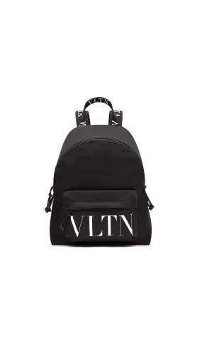 VLTN Nylon Backpack - Black