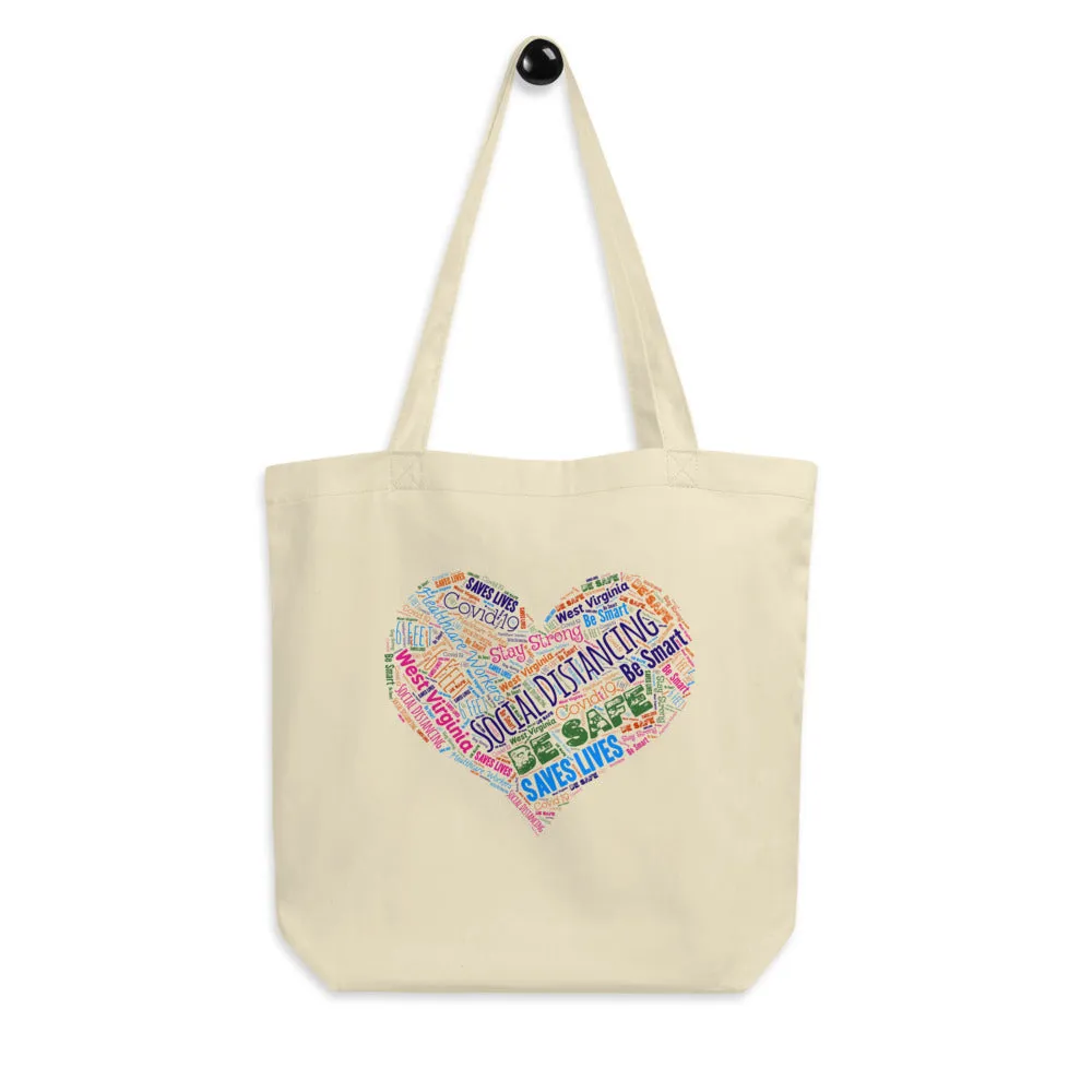 West Virginia - Social Distancing Tote Bag - Eco Friendly