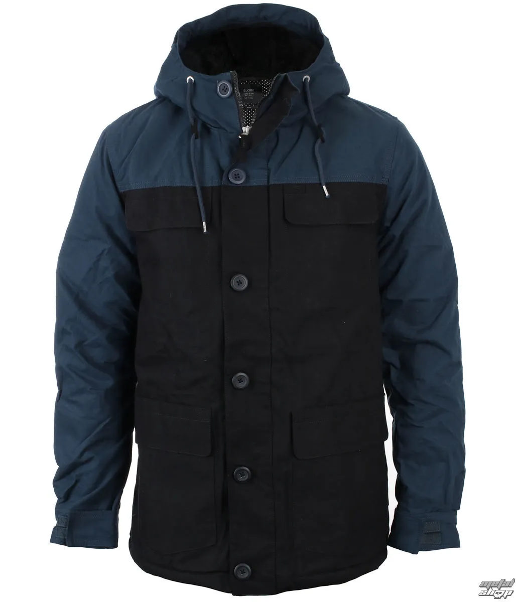 winter men´s jacket GLOBE - Goodstock Blocked Parka - Black - GB01637014-BLK  -  Metal-shop