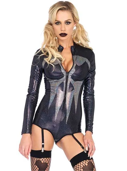 Women's Iridescent Skull Bodysuit