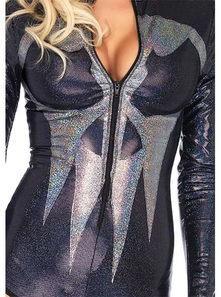 Women's Iridescent Skull Bodysuit