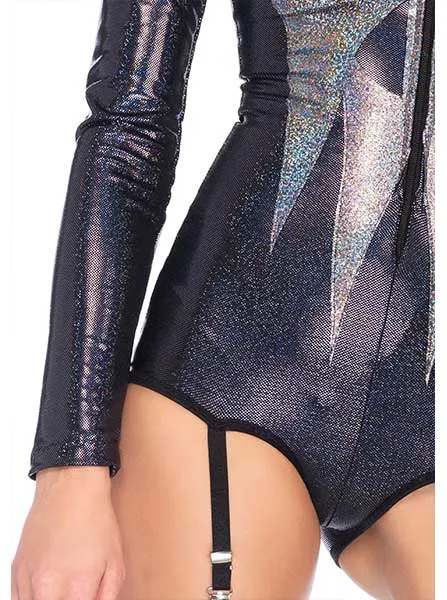 Women's Iridescent Skull Bodysuit