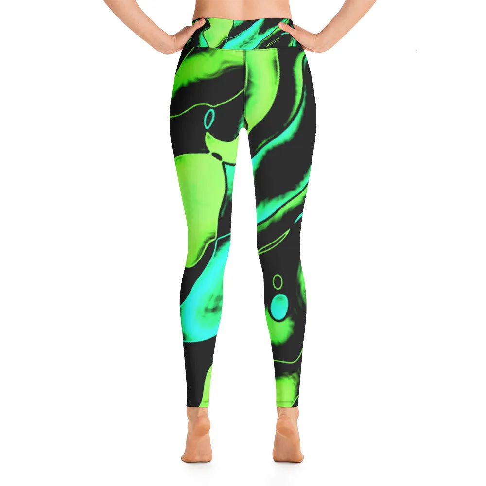 Yoga Leggings Colorful Lime