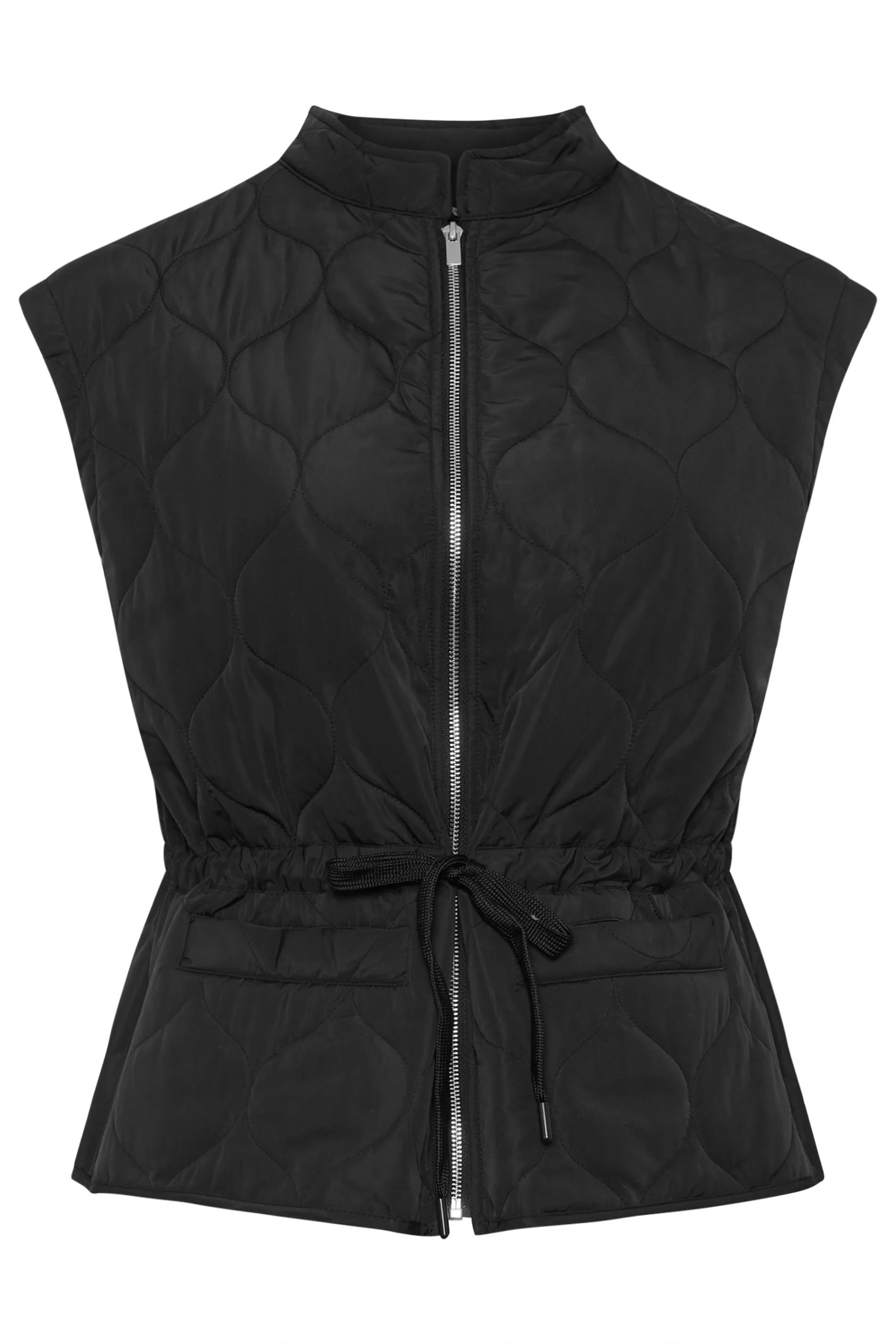 YOURS Curve Black Cropped Boxy Gilet